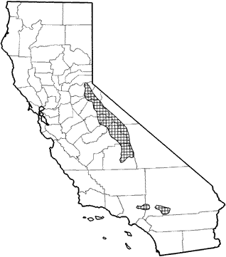 Dusky Shrew Range Map