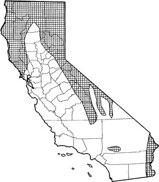 Little Brown Myotis Range Map