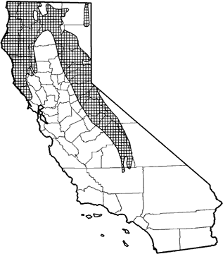 Douglas Squirrel Range Map