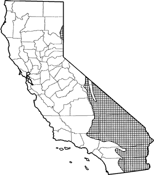 Long-tailed Pocket Mouse Range Map