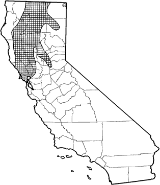 California Kangaroo Rat Range Map
