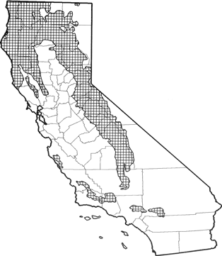 black bear habitat map